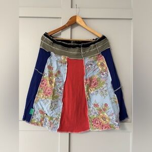 Juju Gear Floral Patchwork Boho Skirt